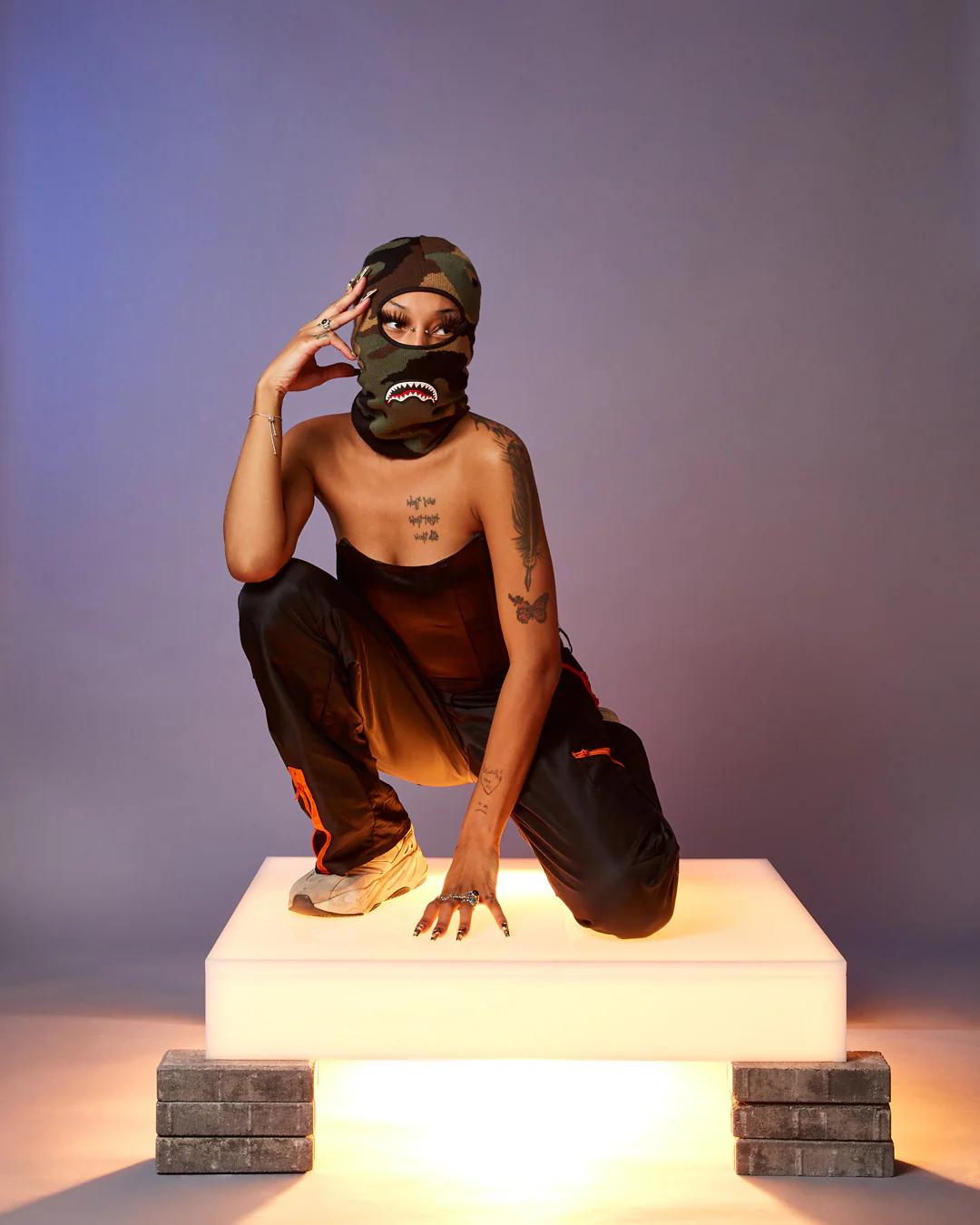 CAMO SHARK SKI MASK | Sprayground Everyday