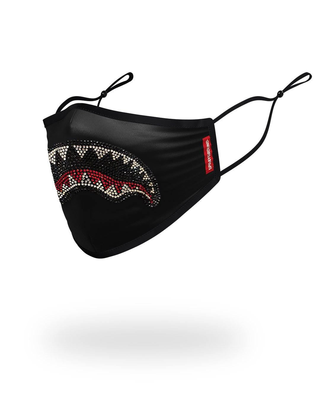 ADULT TRINITY SHARK FORM FITTING FACE MASK | Sprayground Premium