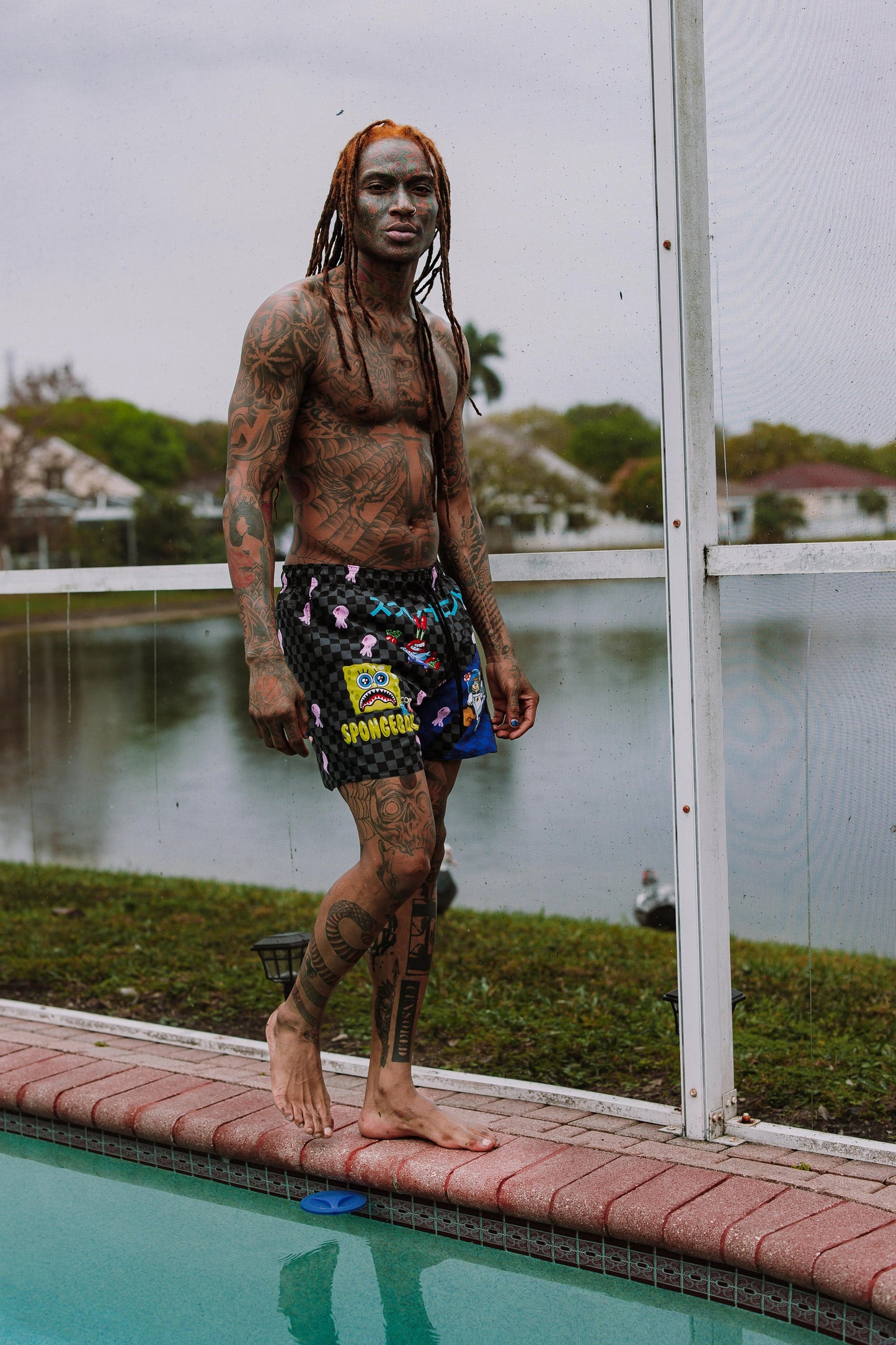 SPONGEBOB TOKYO BUBBLE SWIM SHORTS | Sprayground Recommended