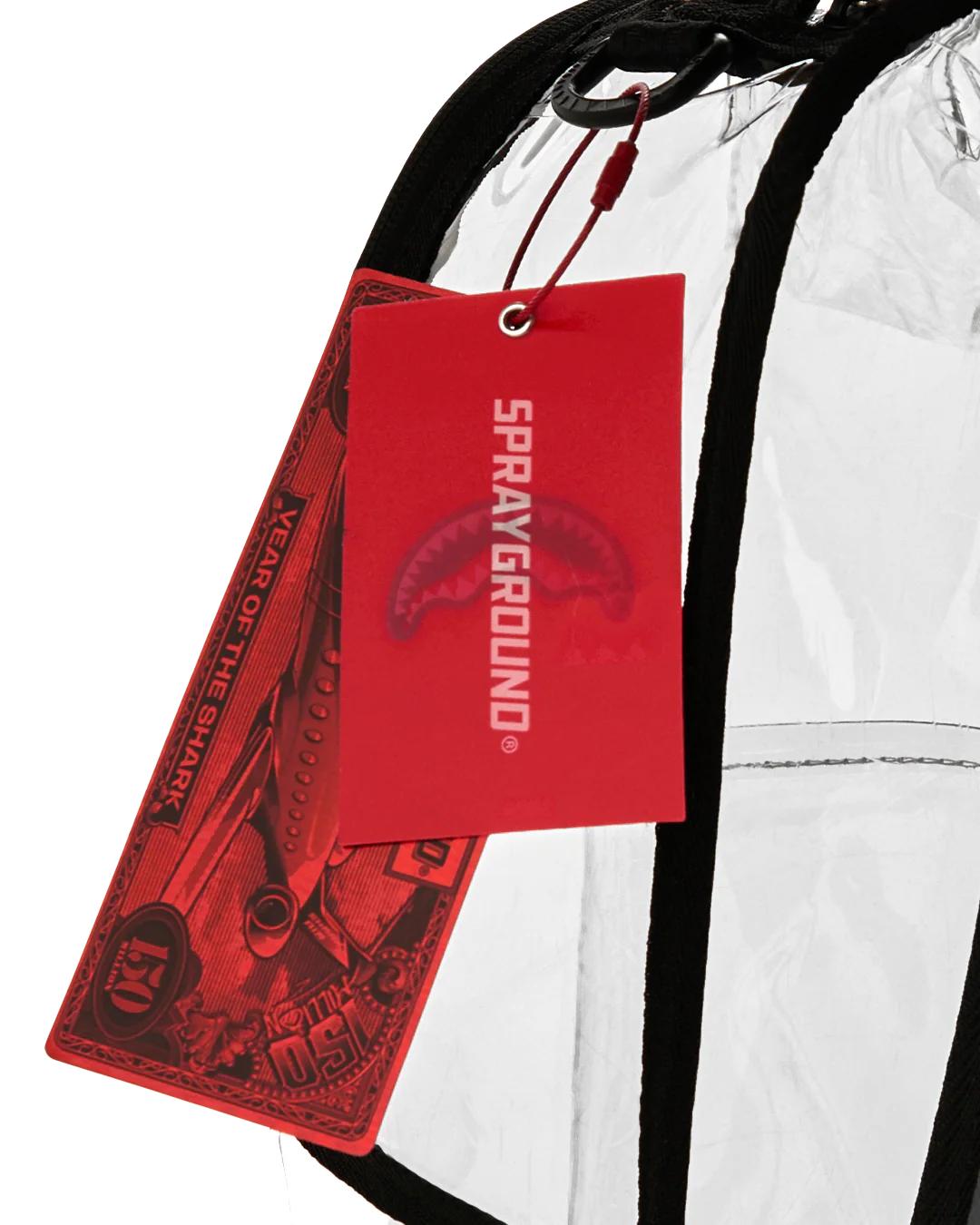 FULLY CLEAR EMBOSSED BOSS BACKPACK | Sprayground Premium