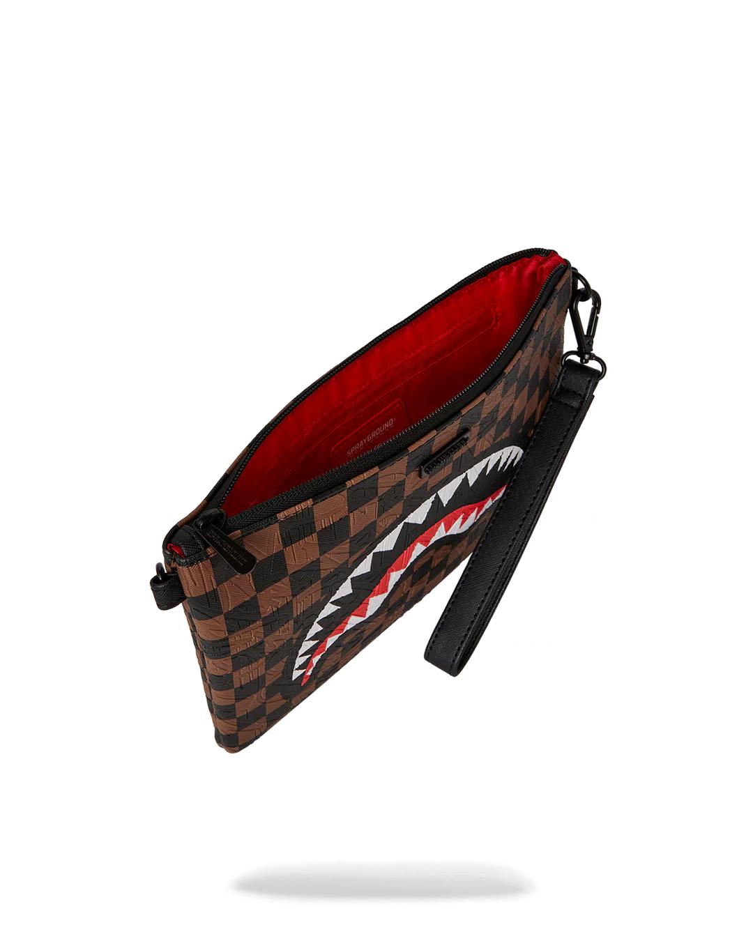 THE PRIVATE JET SHARK CLUB CROSSOVER CLUTCH | Sprayground Great Value