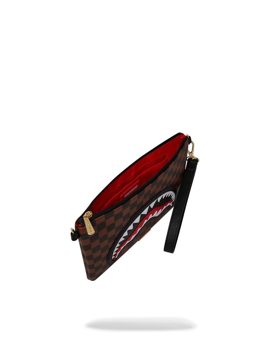 SAWTOOTH SHARKS IN PARIS CROSSOVER CLUTCH | Sprayground Trending