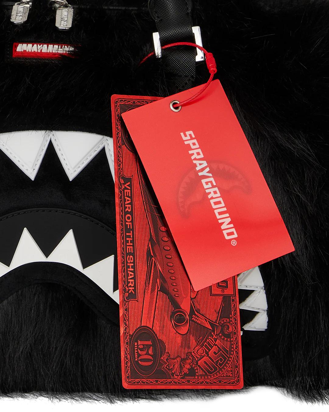 FURZILLA SHARK (NIGHT) MINI DUFFLE | Sprayground Essential