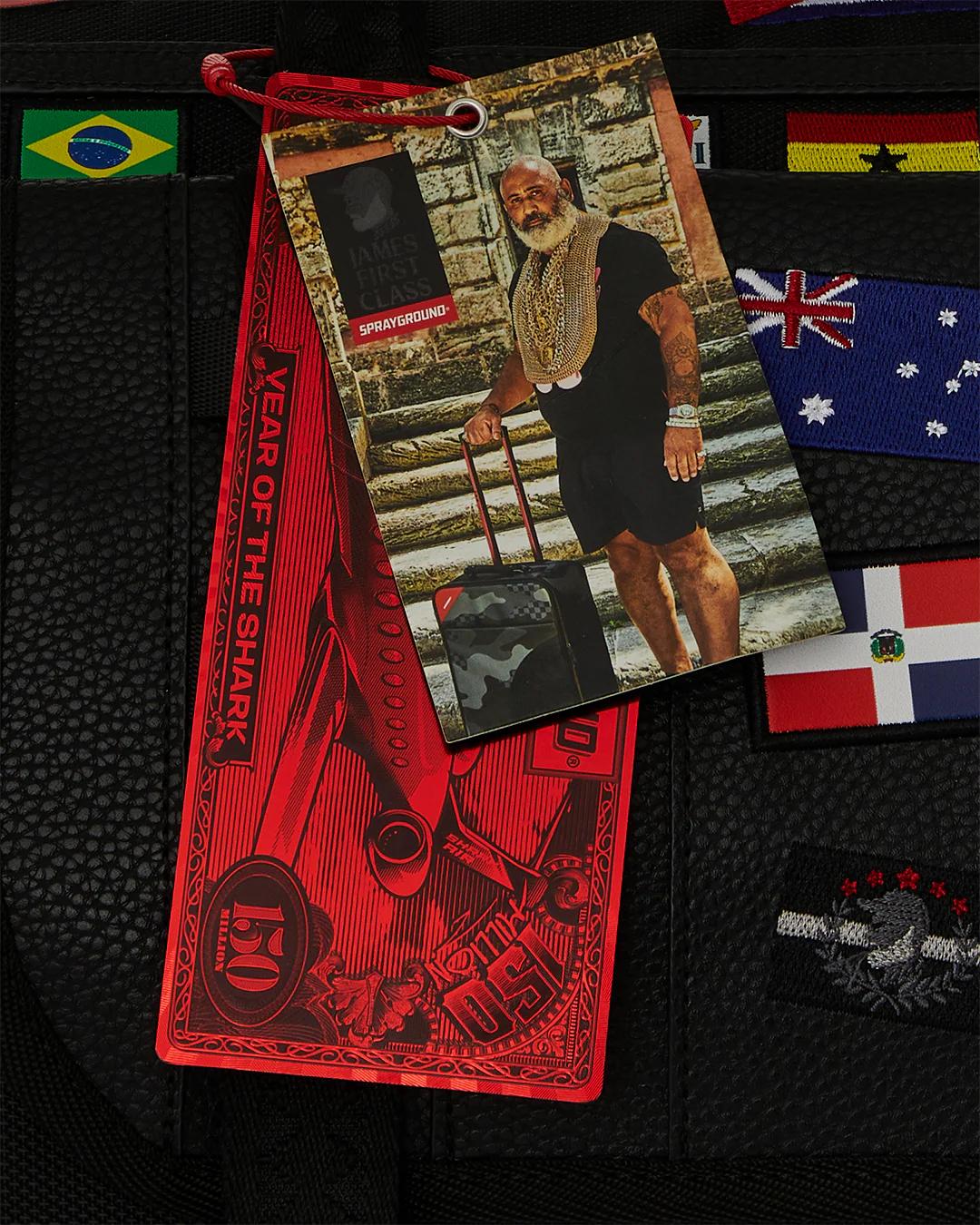 JAMES FIRST CLASS GLOBAL FLAGS SPECIAL OPS DUFFLE | Sprayground Latest