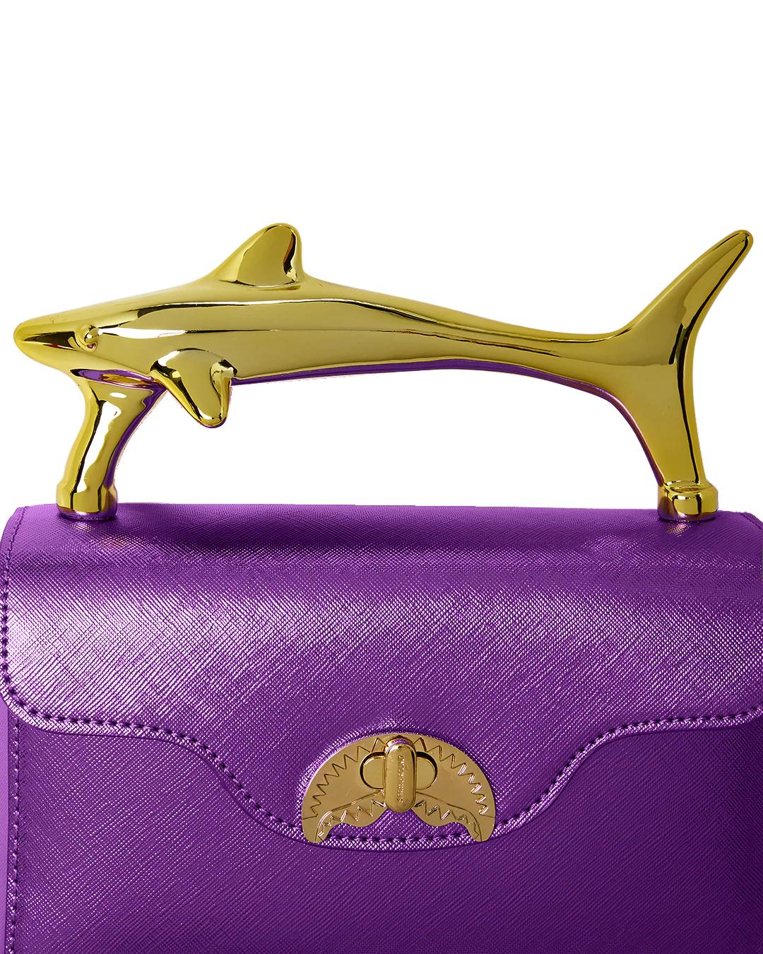 SHARKS OF THE GOLD OCEAN CLUTCH | Sprayground Exclusive