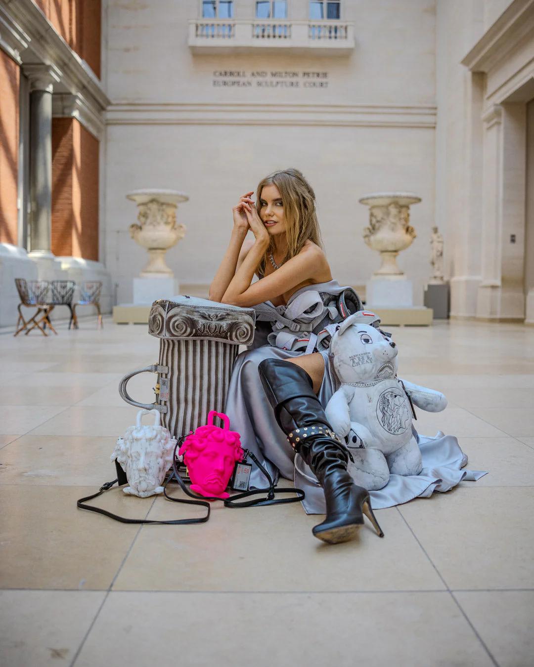 THE MET CANOVA MEDUSA HANDBAG (MARBLE) | Sprayground Signature