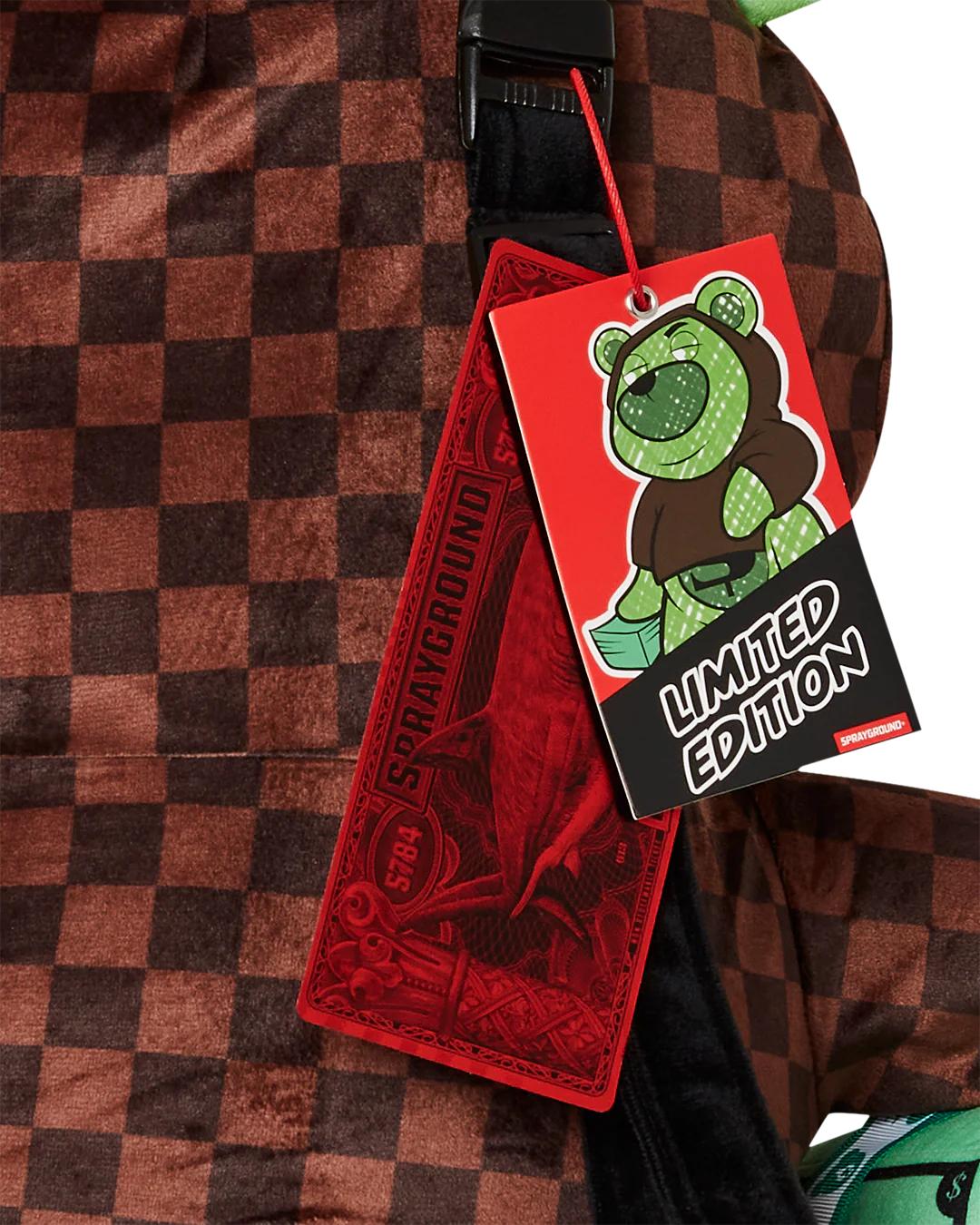 SHARKS IN PARIS FADE AWAY HOODIE MONEYBEAR TEDDYBEAR BACKPACK | Sprayground Latest