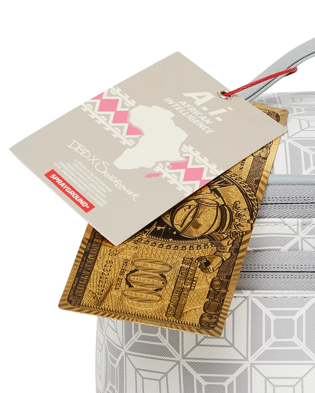 A.I.8 AFRICAN INTELLIGENCE BOOKED & BUSY COSMETIC CASE | Sprayground Signature