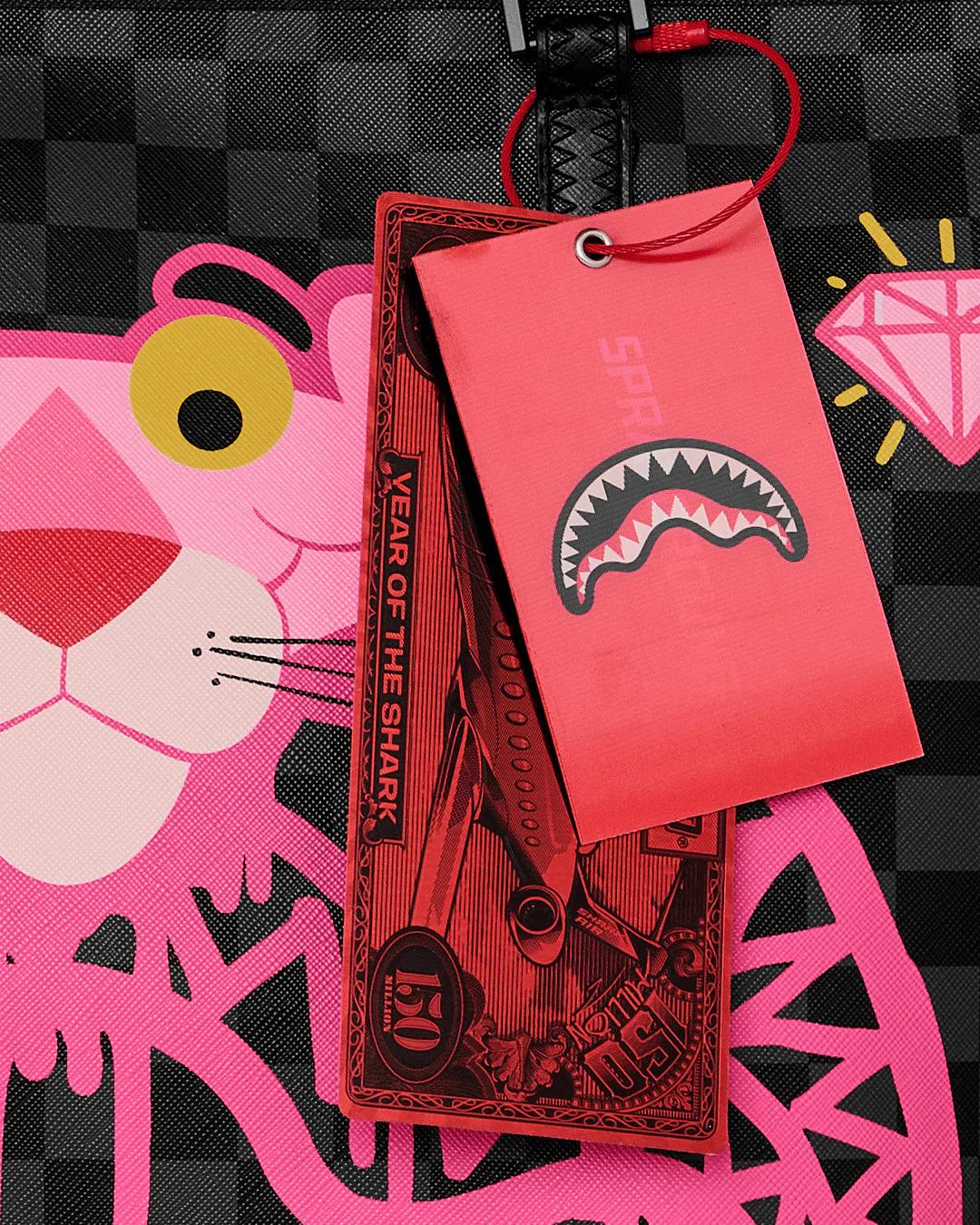 PINK PANTHER DIAMOND SHARK TOTE | Sprayground Trending