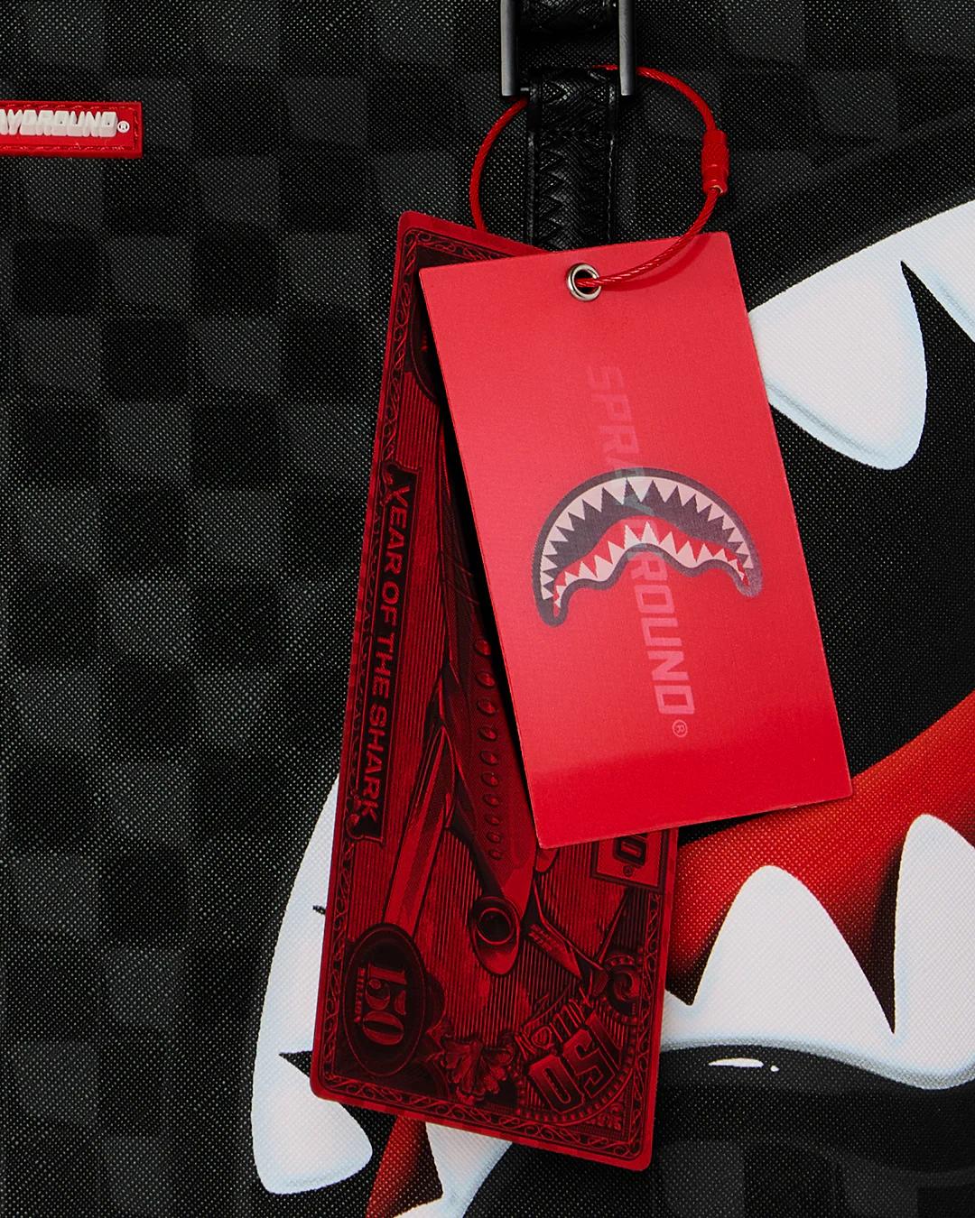 SHARKS IN PARIS HYPER PUFF TOTE | Sprayground Classic