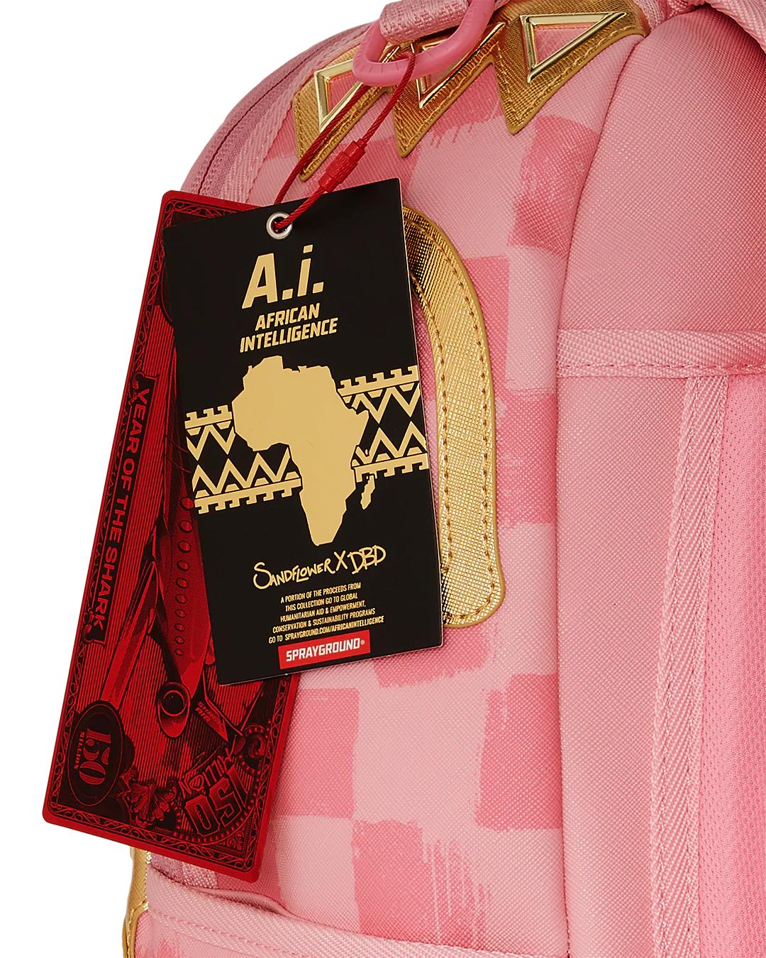 A.I. AFRICAN INTELLIGENCE MESSAGE FROM THE FUTURE BACKPACK - SANDFLOWE | Sprayground Best Seller