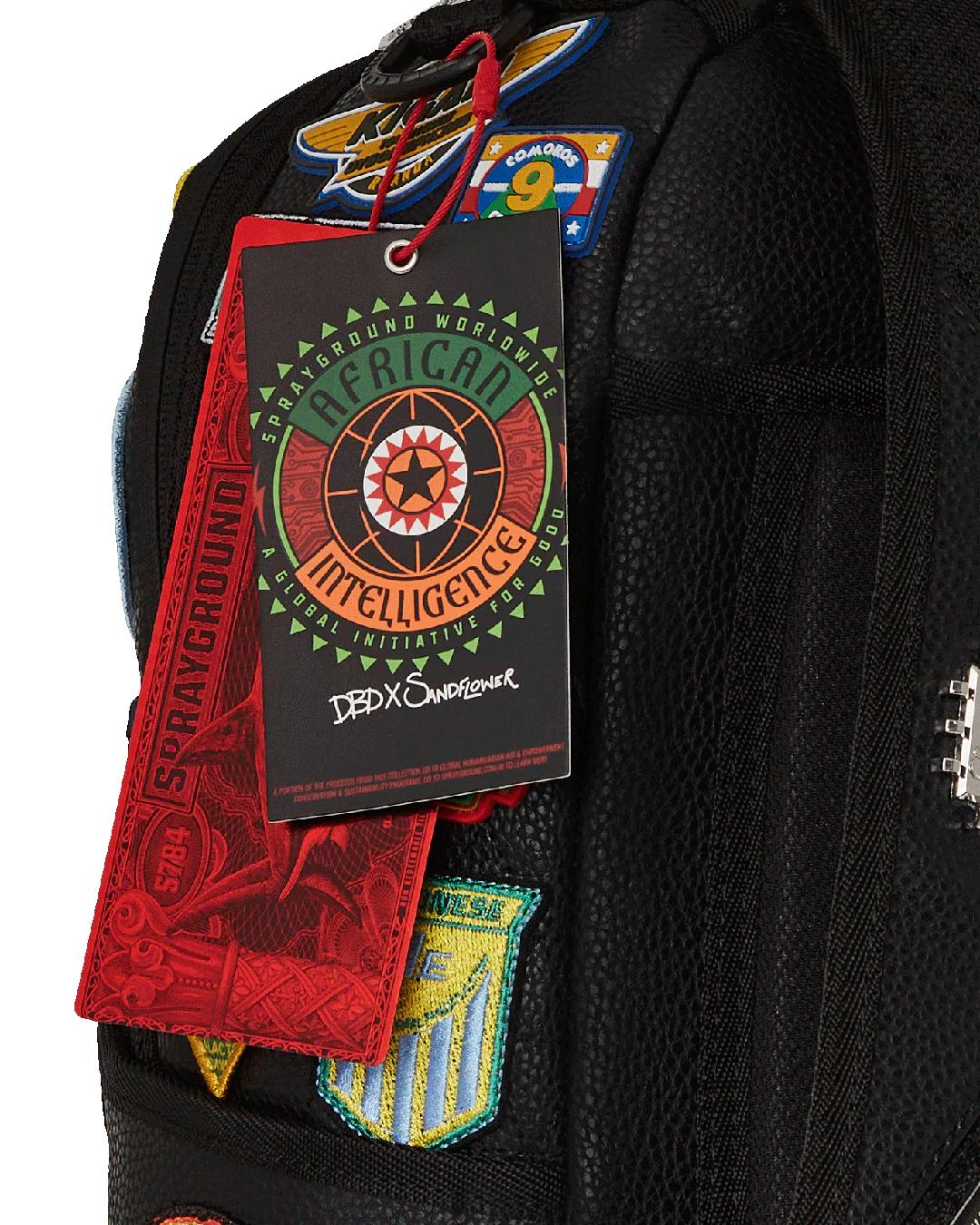 A.I. THE 54 (PATCHES OF AFRICA) CARGO BACKPACK | Sprayground Exclusive