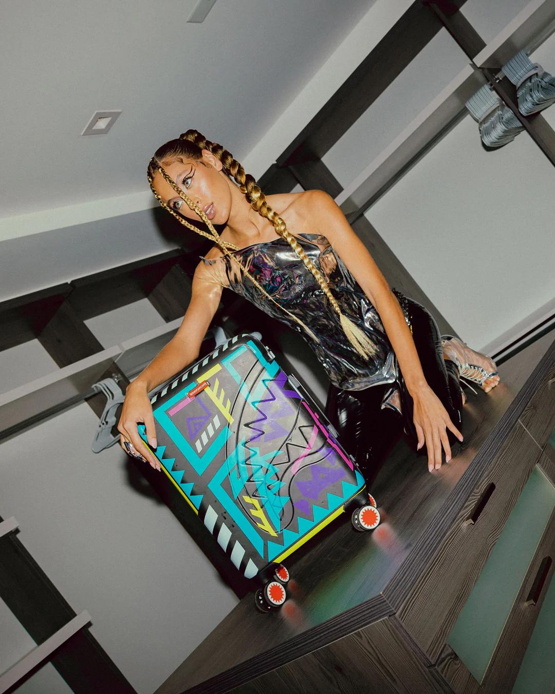 A.I. PATH TO THE FUTURE III HARDSHELL CARRY-ON LUGGAGE - SANDFLOWER CO | Sprayground Value