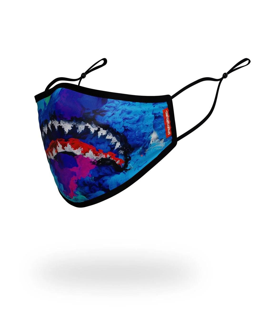 ADULT COLOR DRIP FORM FITTING FACE MASK | Sprayground Featured