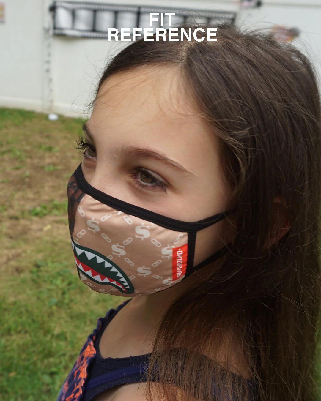 KIDS FORM FITTING MASK: SPUCCI LEOPARD | Sprayground Signature
