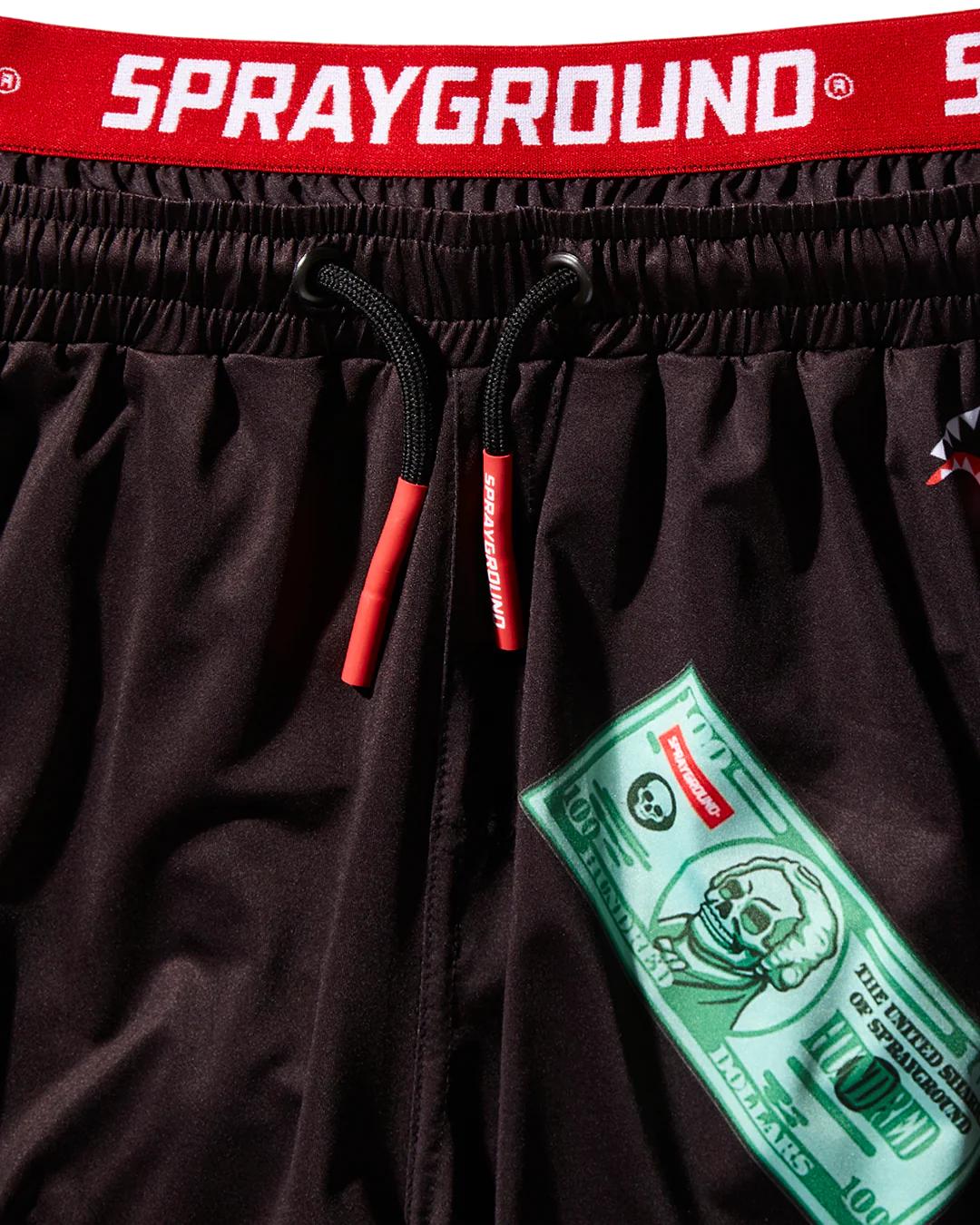 PATCH ALL-IN CORTO SWIM TRUNKS (BLACK) | Sprayground Exclusive