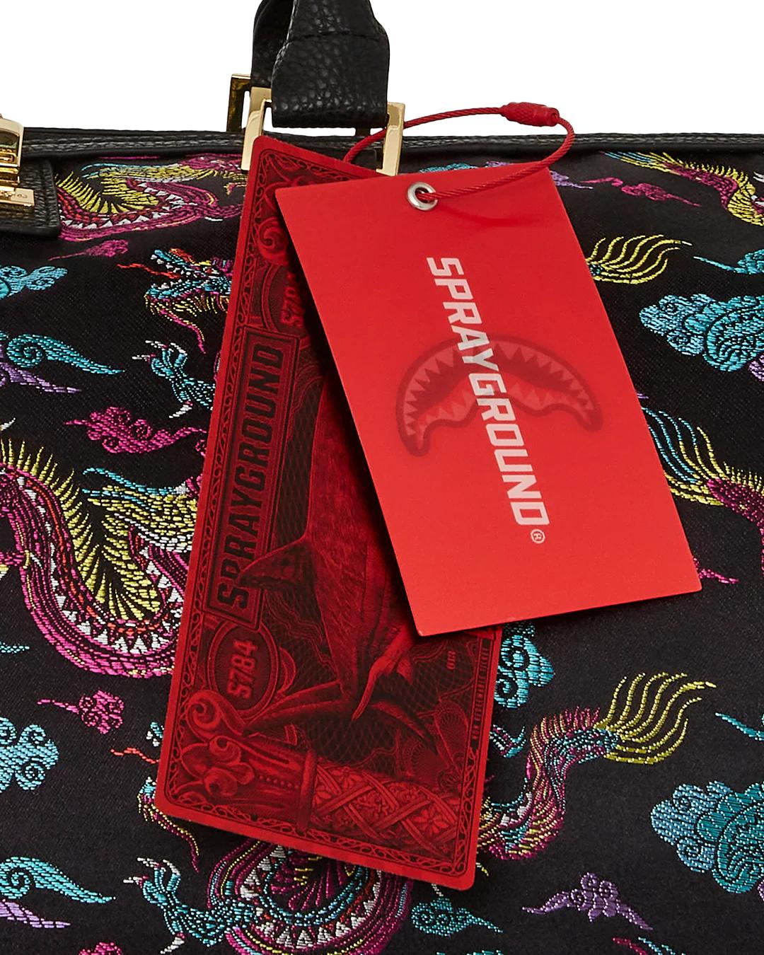 EMBROIDERED DRAGONS DUFFLE | Sprayground Latest
