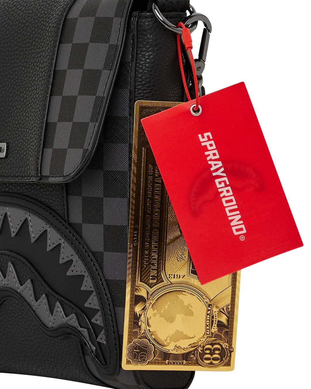 RACEWAY SHADOW PHANTOM MESSENGER SLING BAG | Sprayground Quality