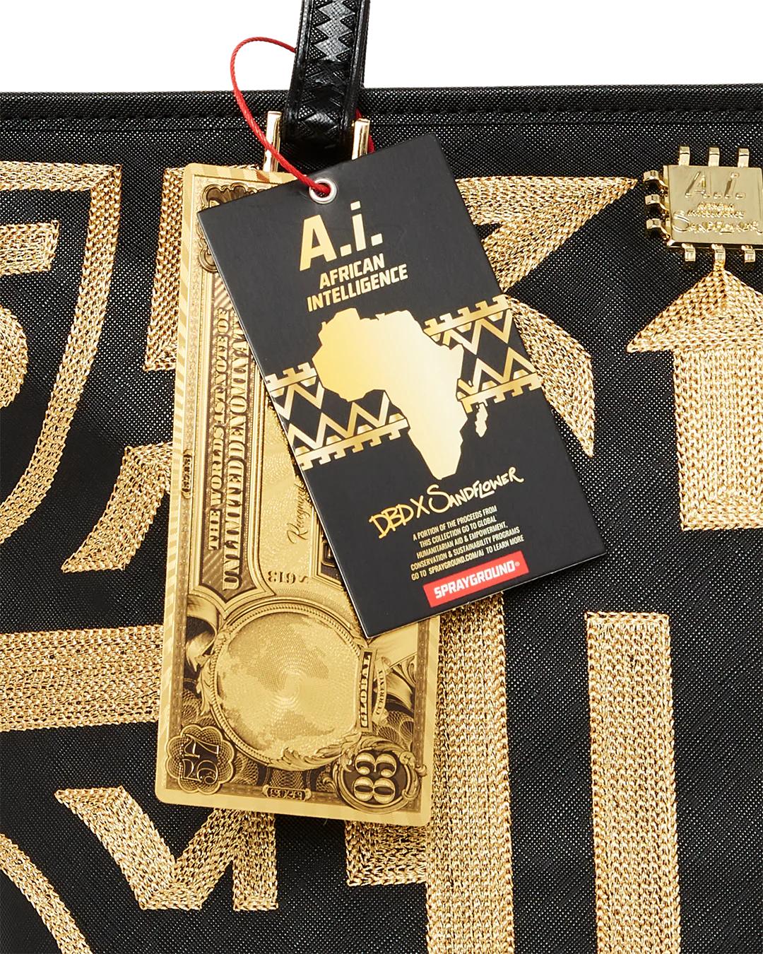 A.I.8 AFRICAN INTELLIGENCE PATH TO THE FUTURE II TOTE | Sprayground Best Seller