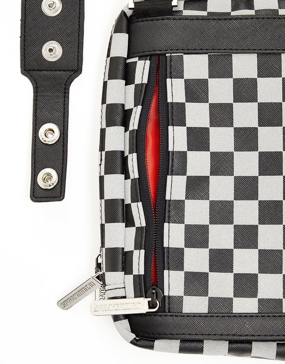 REFLECTIVE SHARKS IN PARIS SLING | Sprayground Trending