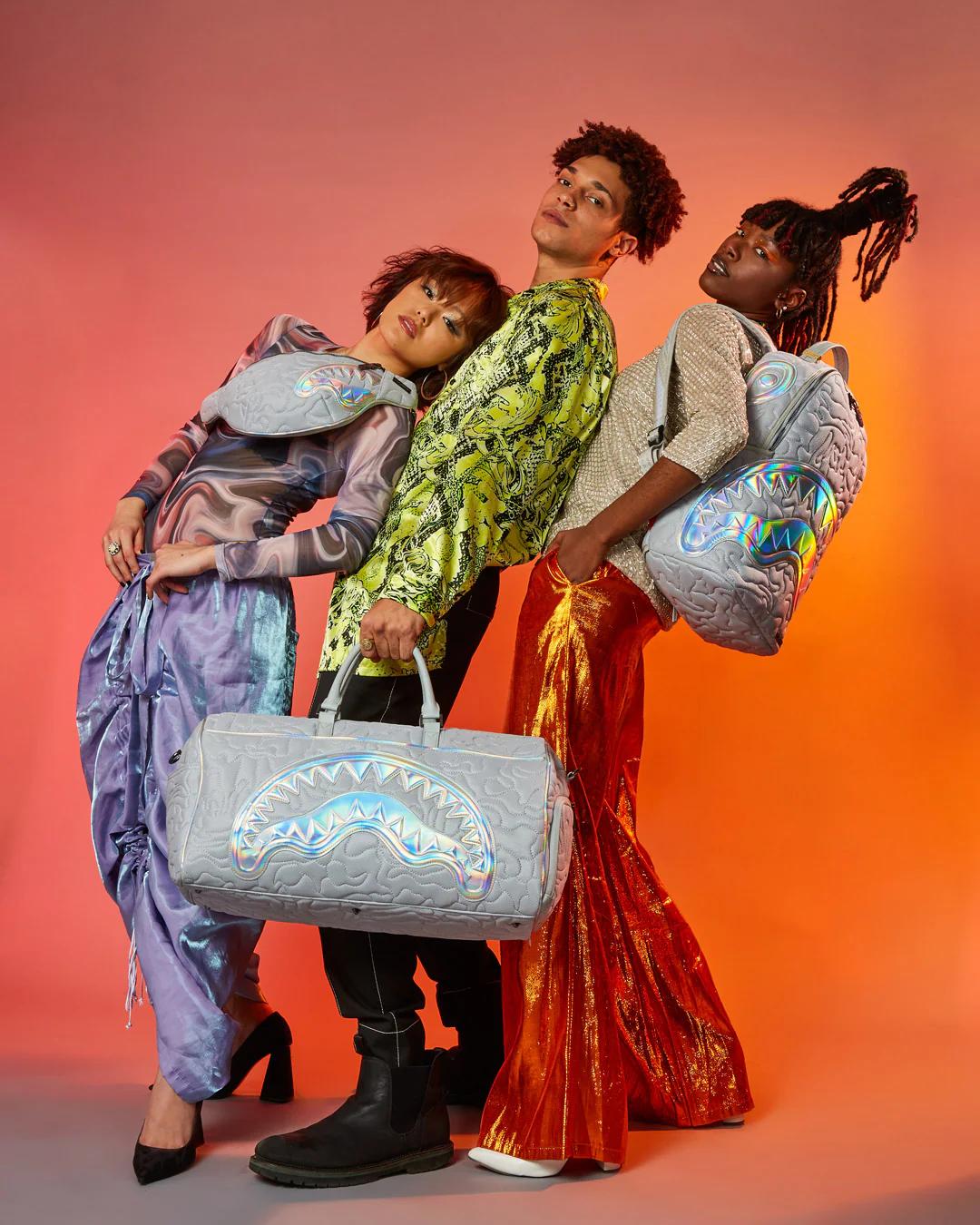 MIRASHAKU IRIDESCENT QUILT SAVVY CROSSBODY | Sprayground Best Seller