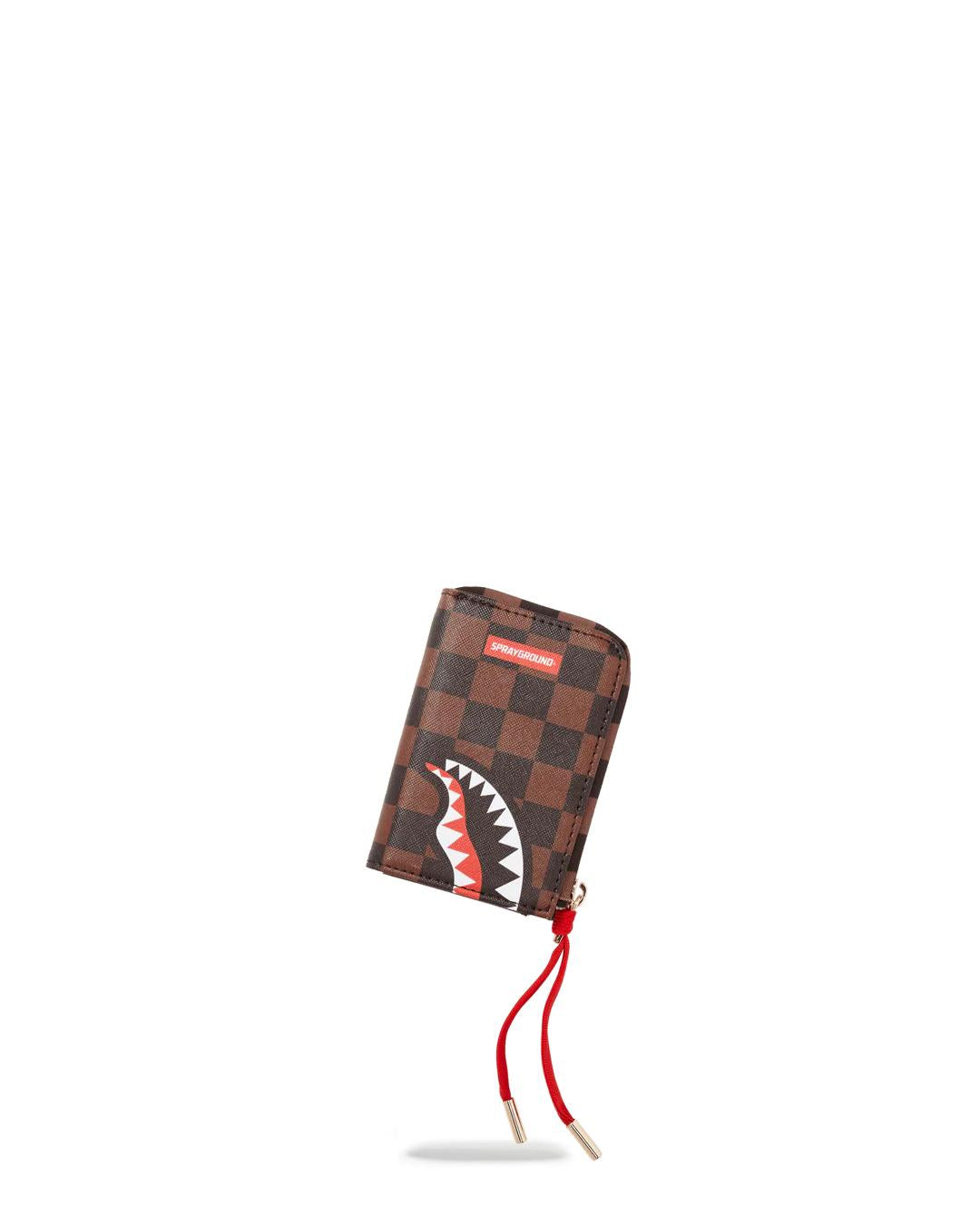 CHECKS IN CAMOFLAUGE WALLET | Sprayground Featured