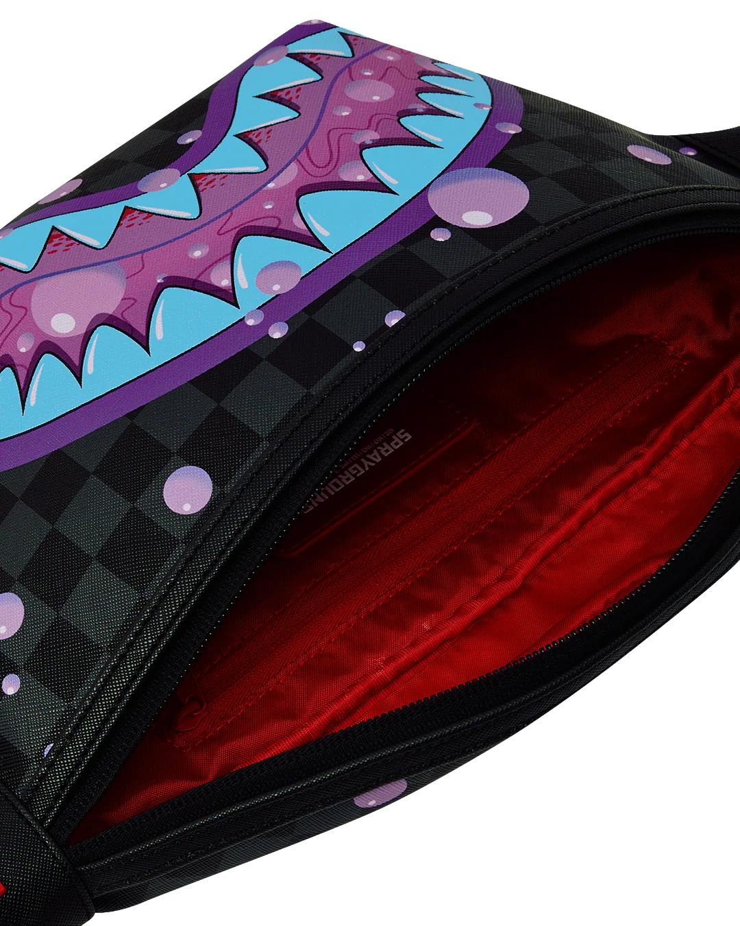 PURPLE SLIME SHARK SAVVY CROSSBODY | Sprayground Recommended