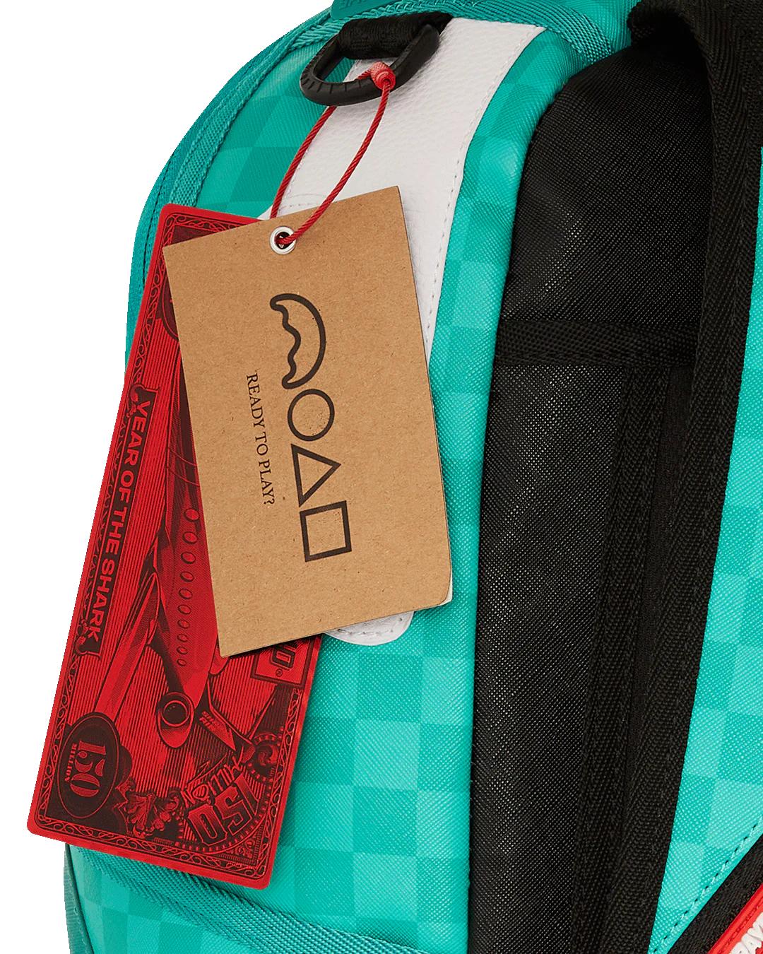 SQUID GAME COLLAB JUMPSUIT BACKPACK | Sprayground New