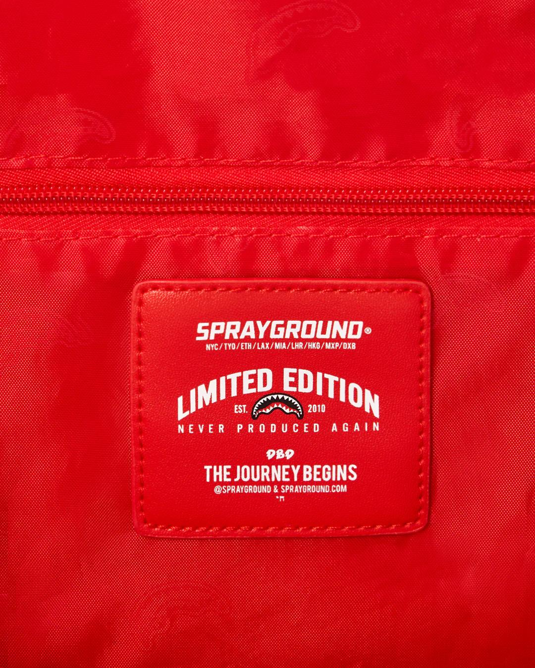 SHARK CHECK (WHITE) DUFFLE | Sprayground New