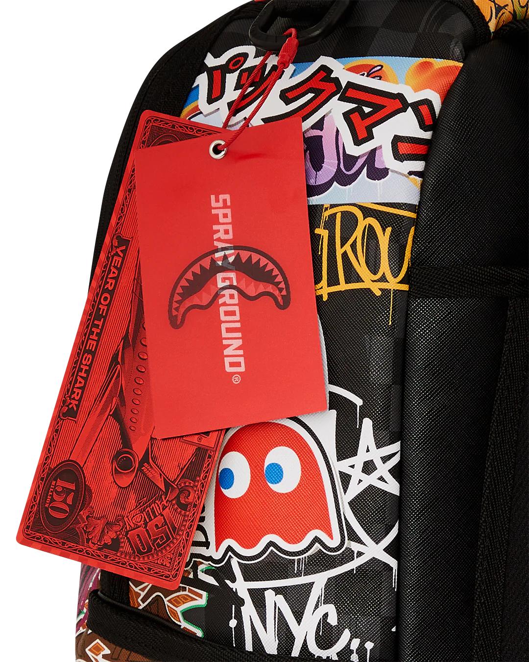 PACMAN LEVELED-UP ART BACKPACK | Sprayground Everyday