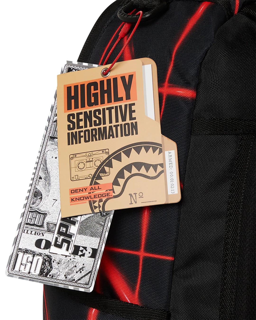 MISSION IMPOSSIBLE HEIST LASER SHARK BACKPACK | Sprayground Featured