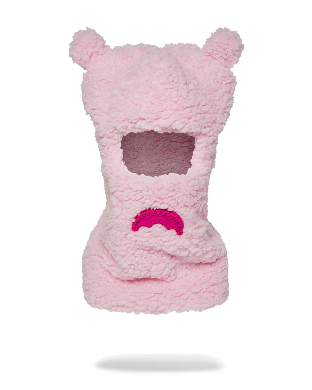 PINK FLEECE BEAR EARS SKI MASK | Sprayground Premium