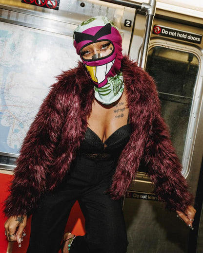 MONEY BOY SKI MASK (PURPLE) | Sprayground Best Seller