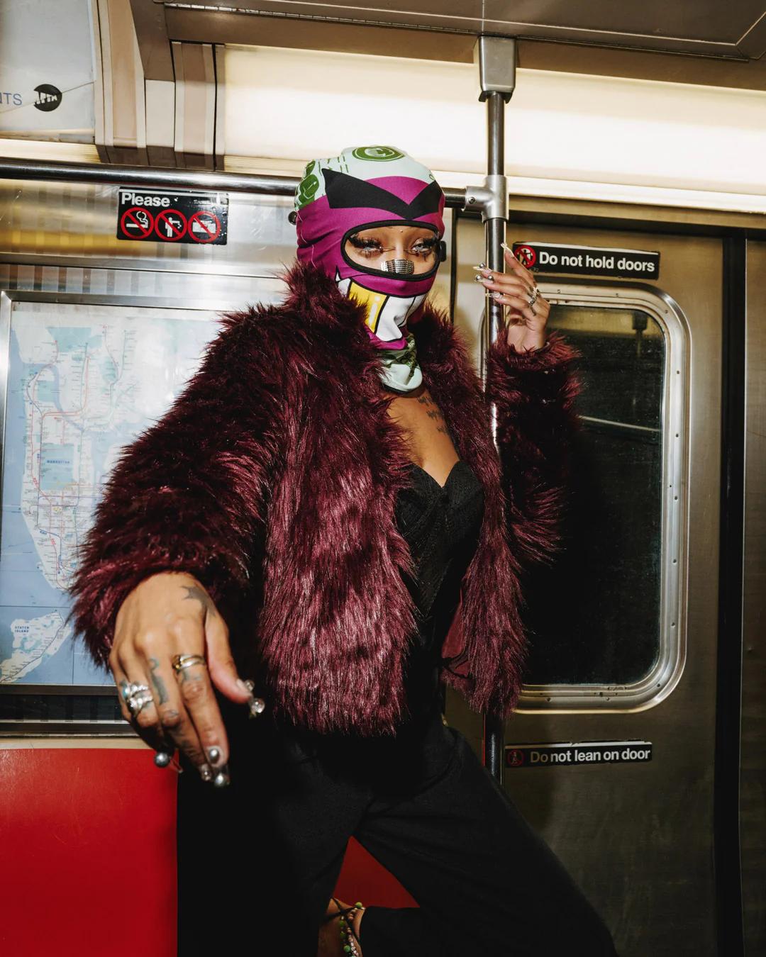 MONEY BOY SKI MASK (PURPLE) | Sprayground Best Seller