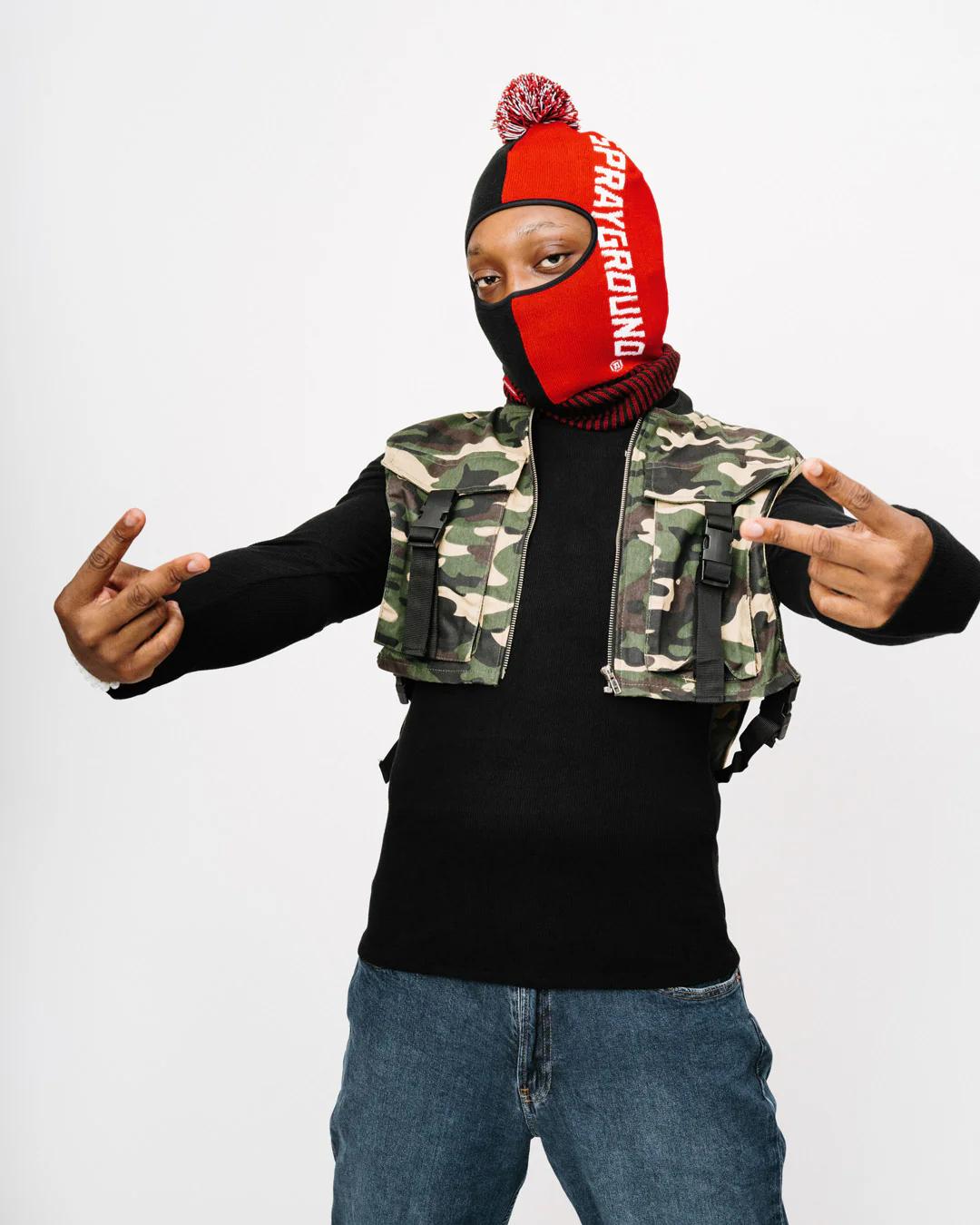 SPLIT POM SKI MASK | Sprayground Everyday
