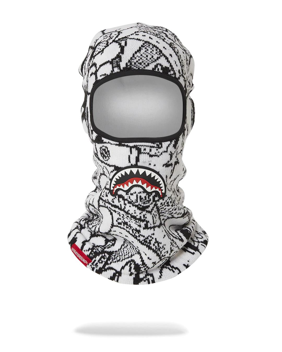 DOODLE SHARK SKI MASK | Sprayground Value