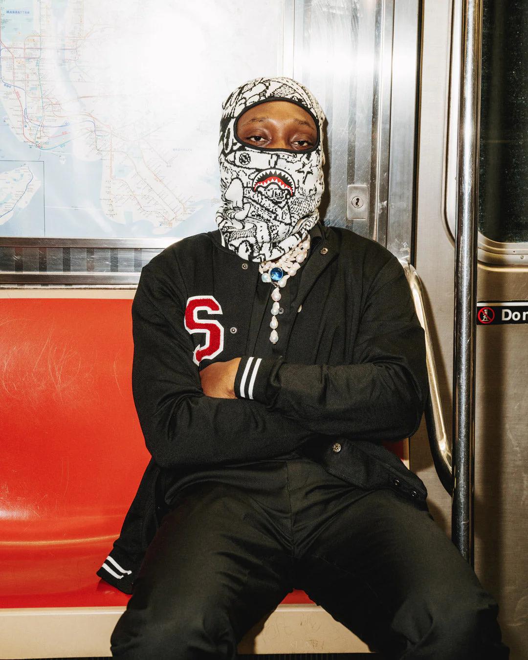 DOODLE SHARK SKI MASK | Sprayground Value
