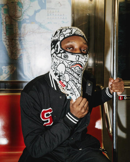 DOODLE SHARK SKI MASK | Sprayground Value