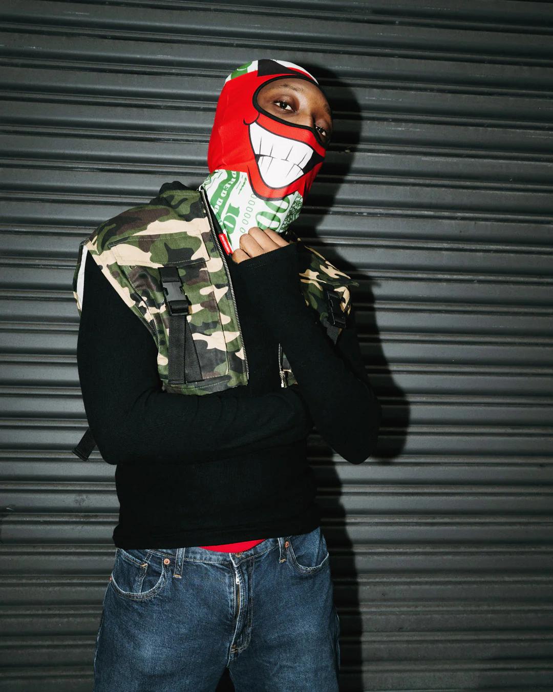 MONEY BOY SKI MASK (RED) | Sprayground Great Value