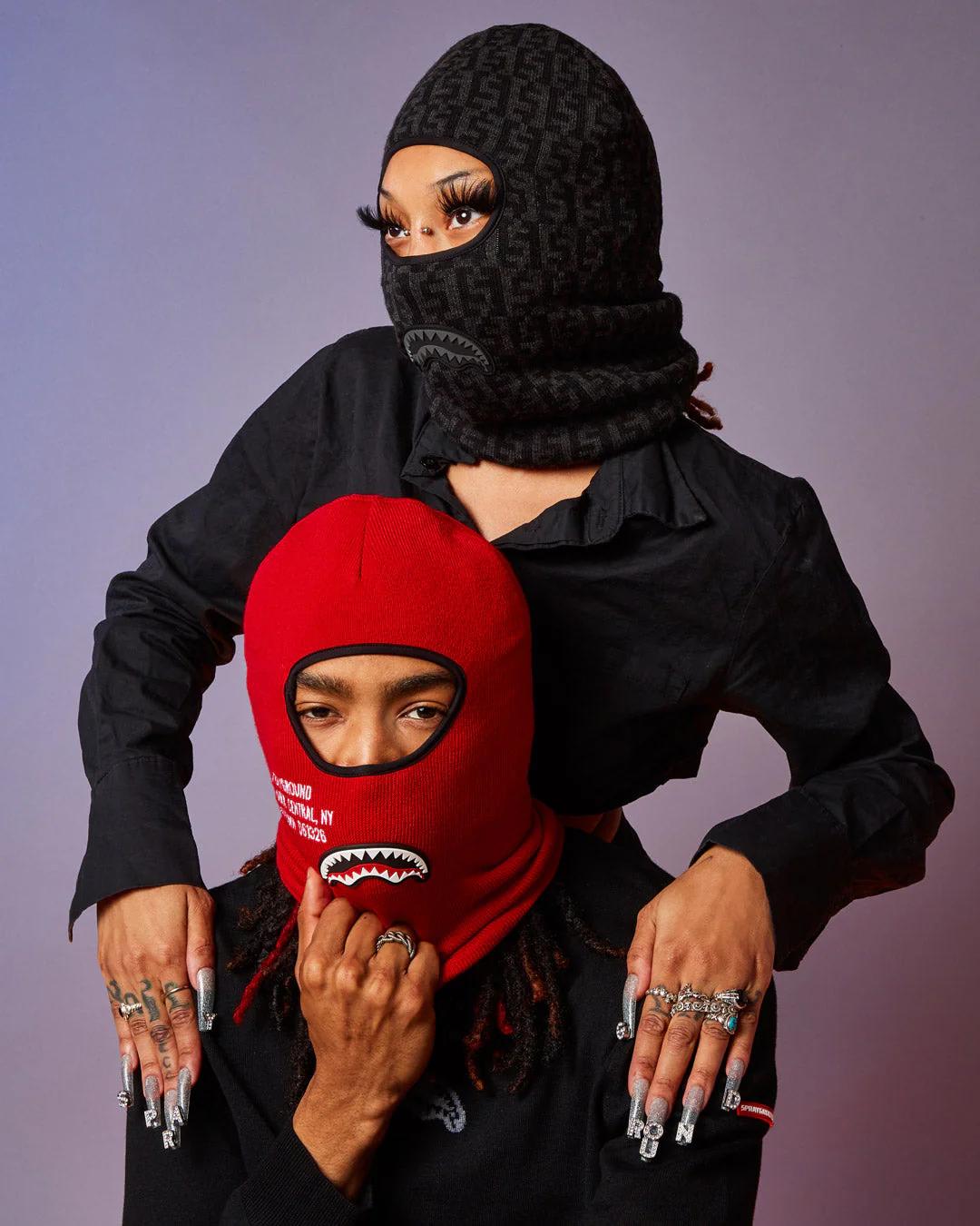 SHARK CENTRAL SKI MASK (RED) | Sprayground Classic