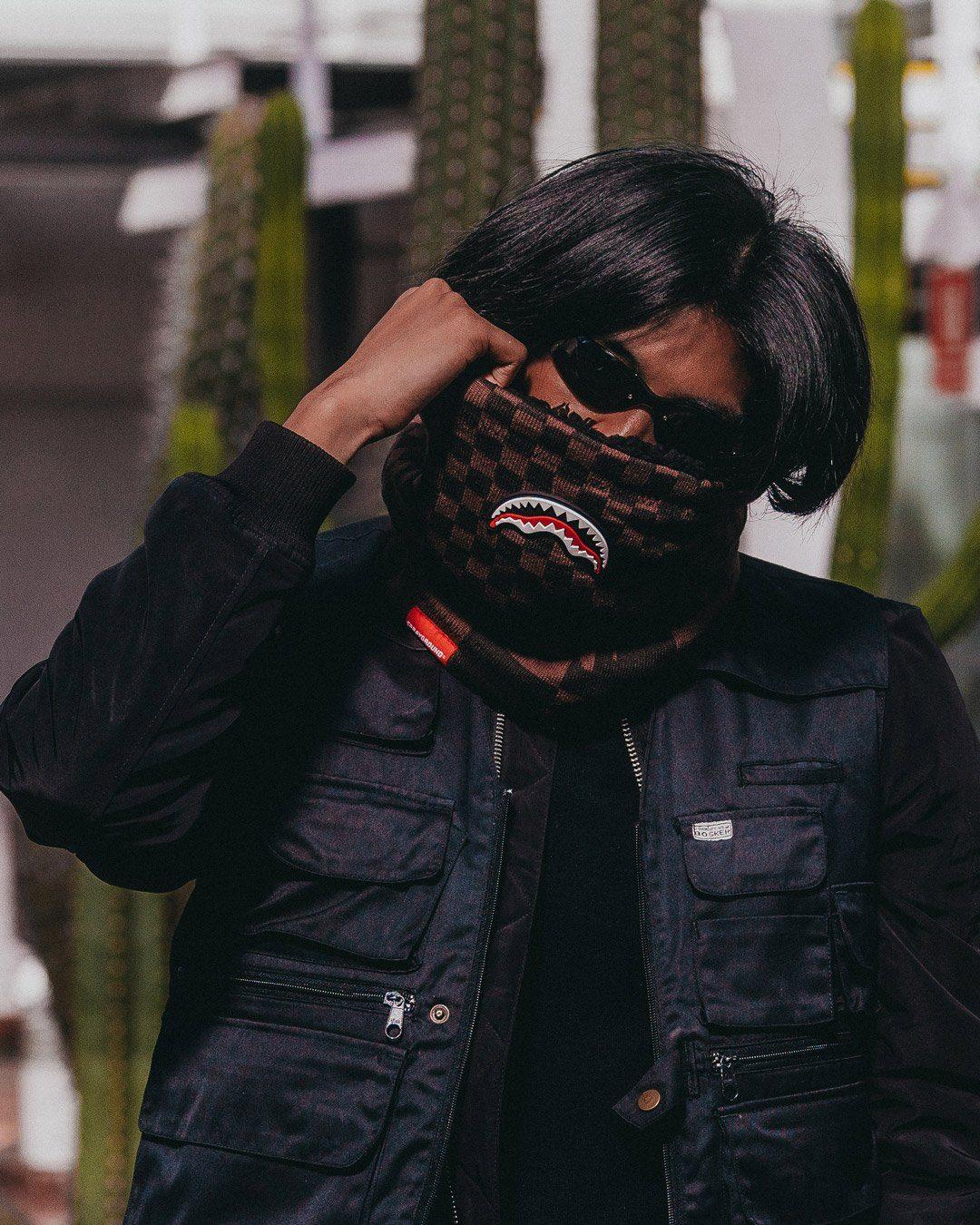 XTC SHARKS IN PARIS NECK WARMER | Sprayground Premium