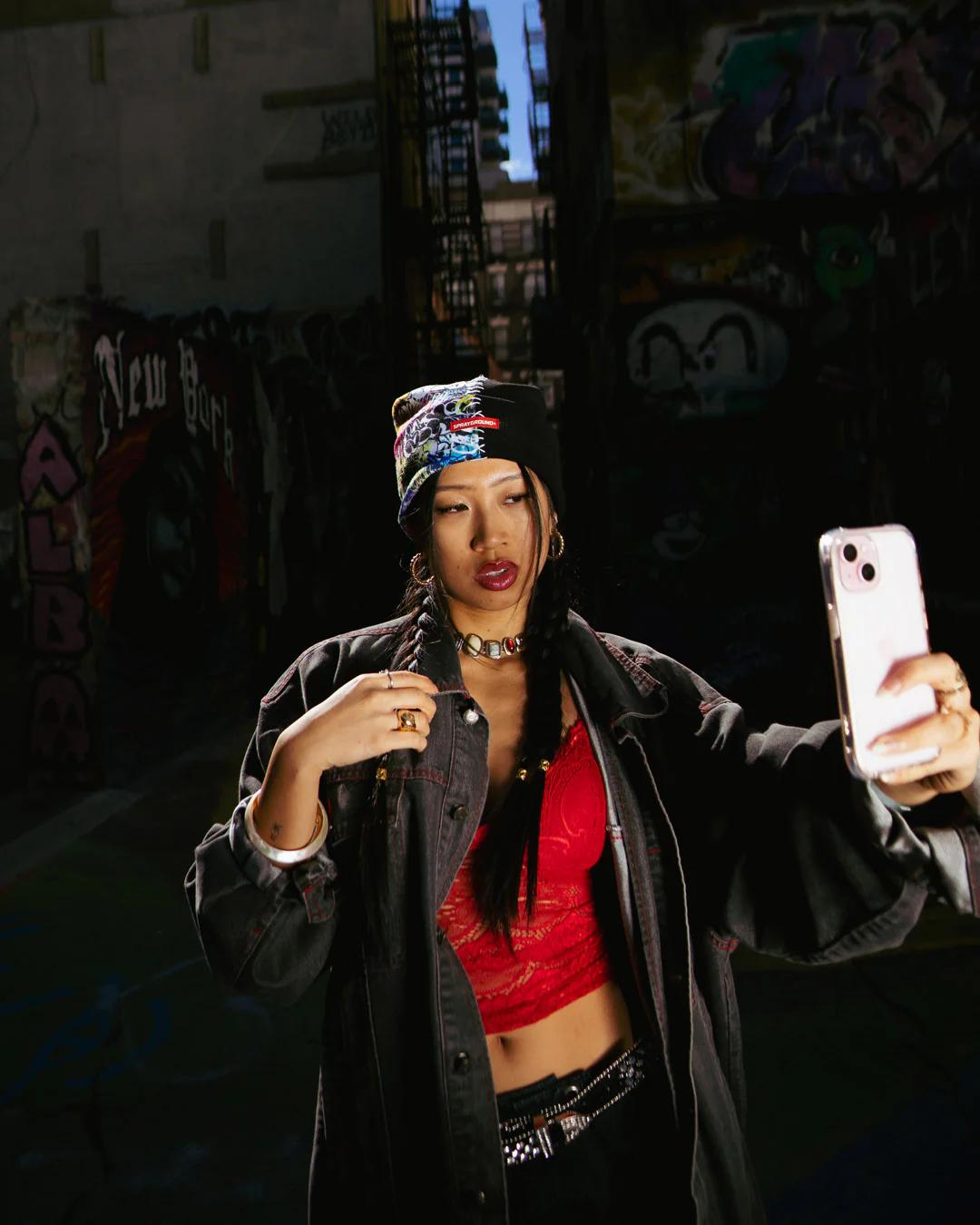 SPLIT GRAFF BEANIE | Sprayground Recommended