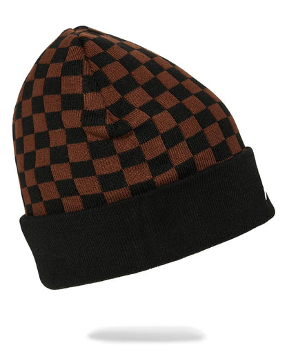 GOLD CHAIN CHECK BEANIE | Sprayground Essential