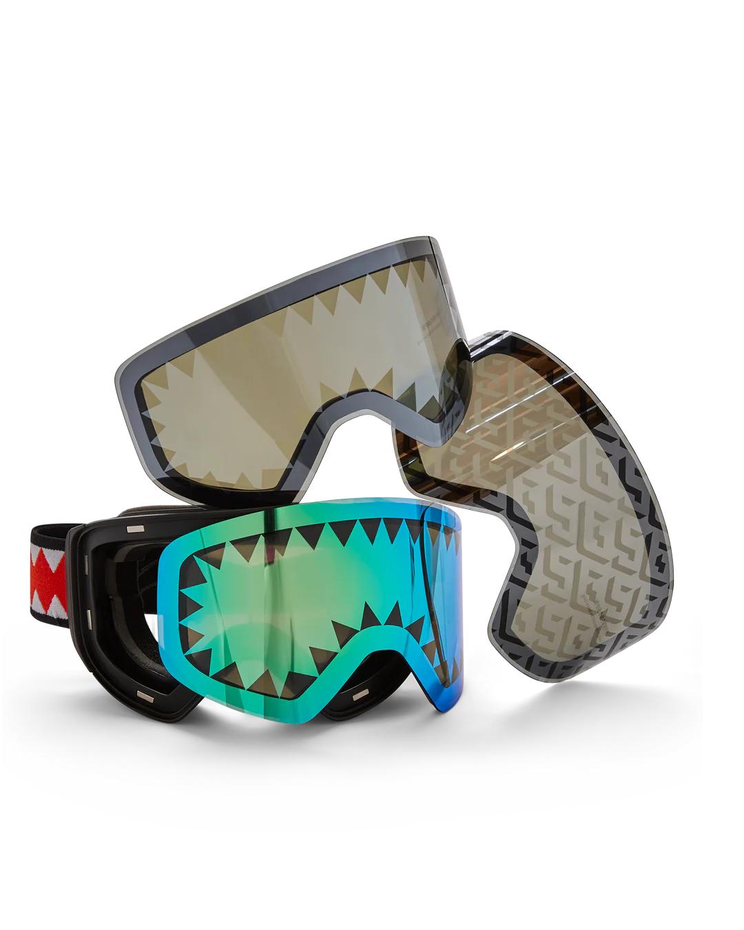 SKY HIGH SEEKERS ARCTIC SKI GOGGLES (3 INTERCHANGEABLE LENSES) | Sprayground Best Seller