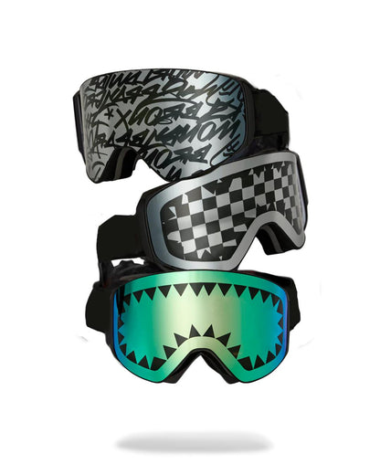 THE STREET MOUNTAIN SKI GOGGLES (INTERCHANGEABLE 3 LENSES) | Sprayground Exclusive