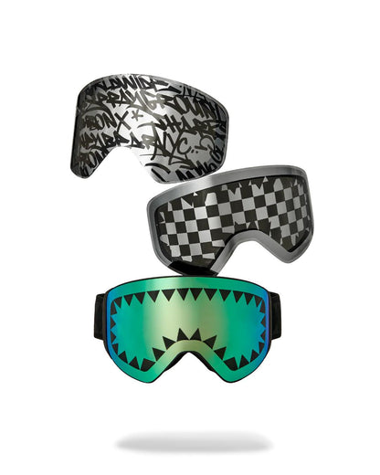 THE STREET MOUNTAIN SKI GOGGLES (INTERCHANGEABLE 3 LENSES) | Sprayground Exclusive