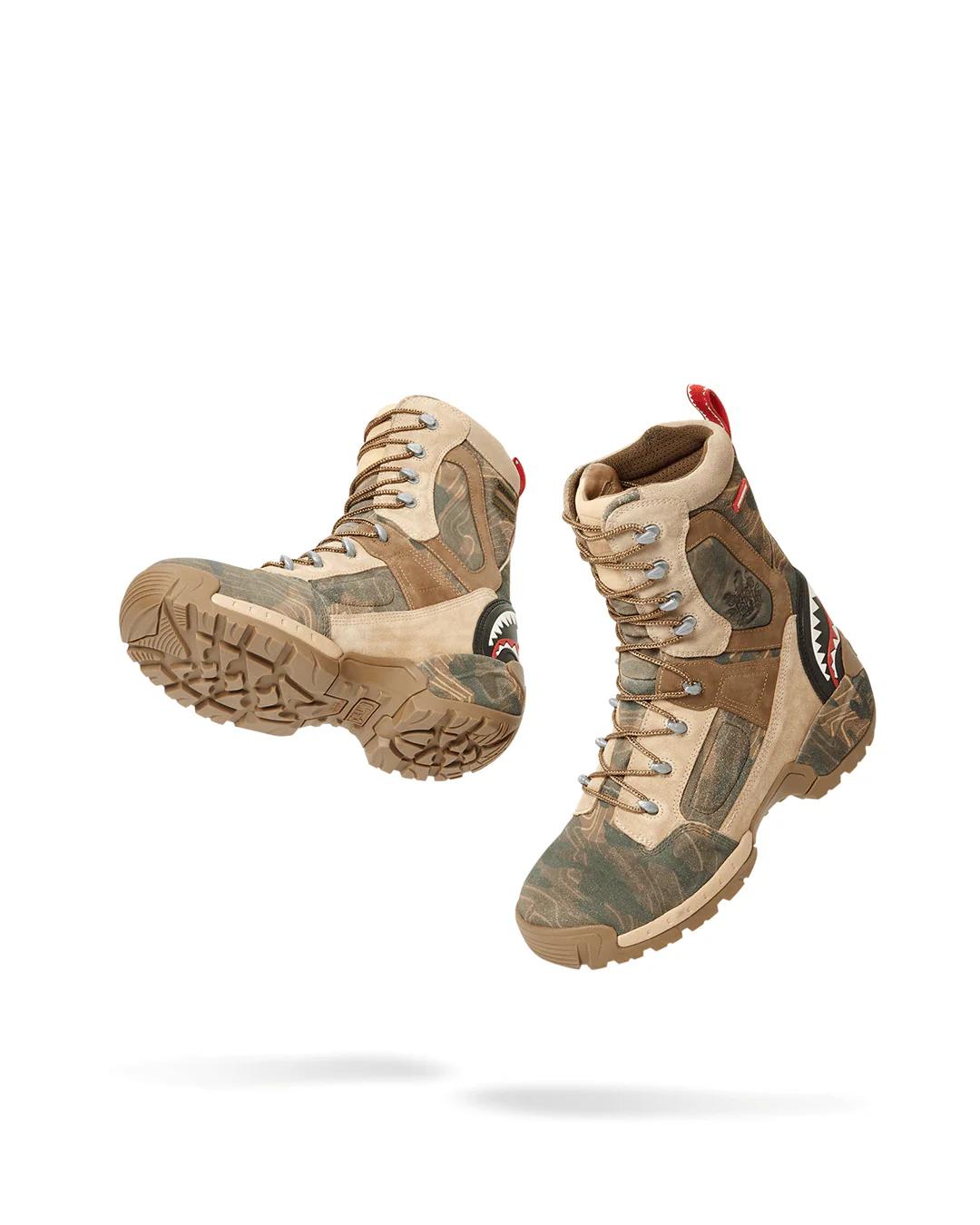 CAMO TERRAIN FUERZA COBRA PARATROOPER BOOTS - MADE IN COLOMBIA NUMBERE | Sprayground Signature