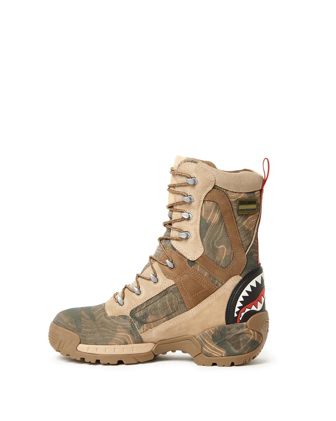CAMO TERRAIN FUERZA COBRA PARATROOPER BOOTS - MADE IN COLOMBIA NUMBERE | Sprayground Signature