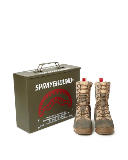 CAMO TERRAIN FUERZA COBRA PARATROOPER BOOTS - MADE IN COLOMBIA NUMBERE | Sprayground Signature