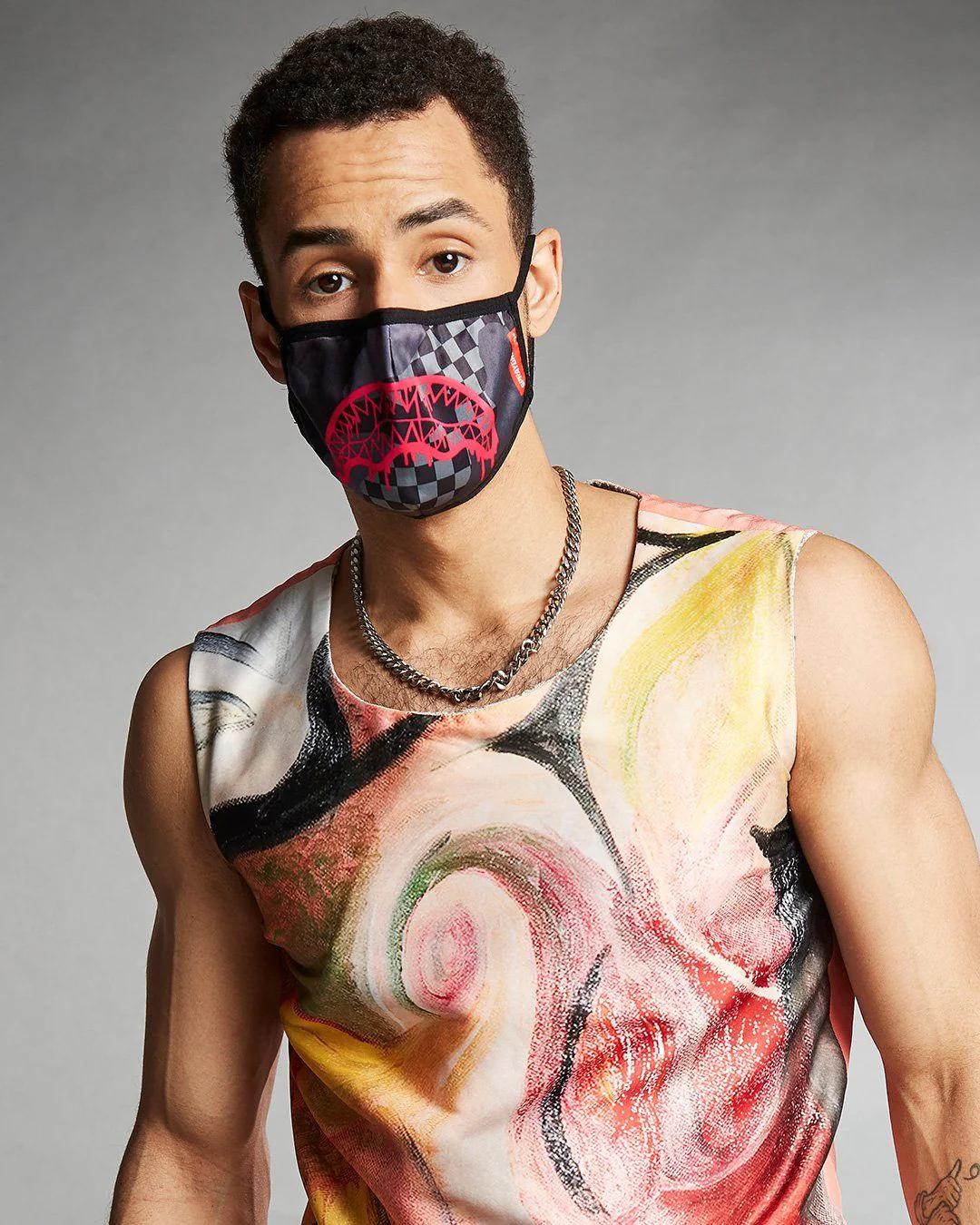 3AM PINK DRIP FACE MASK | Sprayground Featured